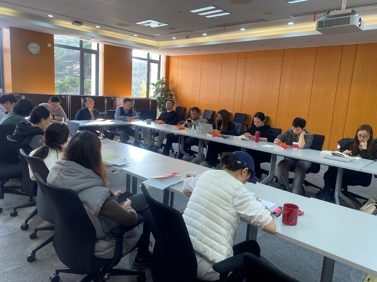 太阳成集团联合办学党支部举办学习贯彻党的二十届三中全会精神主题党日活动