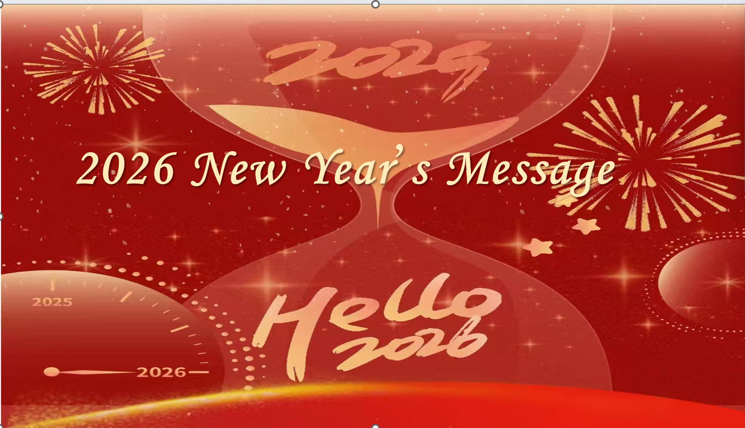 2026 New Year’s Message